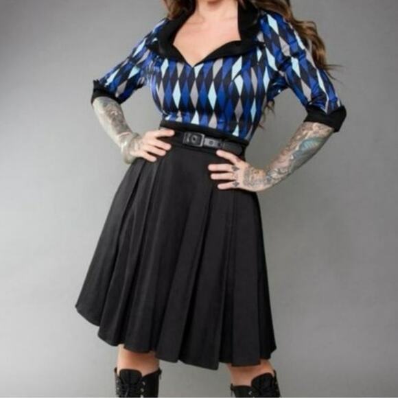 Pinup Couture Dresses & Skirts - NWT Laura Byrnes Pinup Girl Little Jun Skirt Pleat 50s Feminine Closet Staple XL